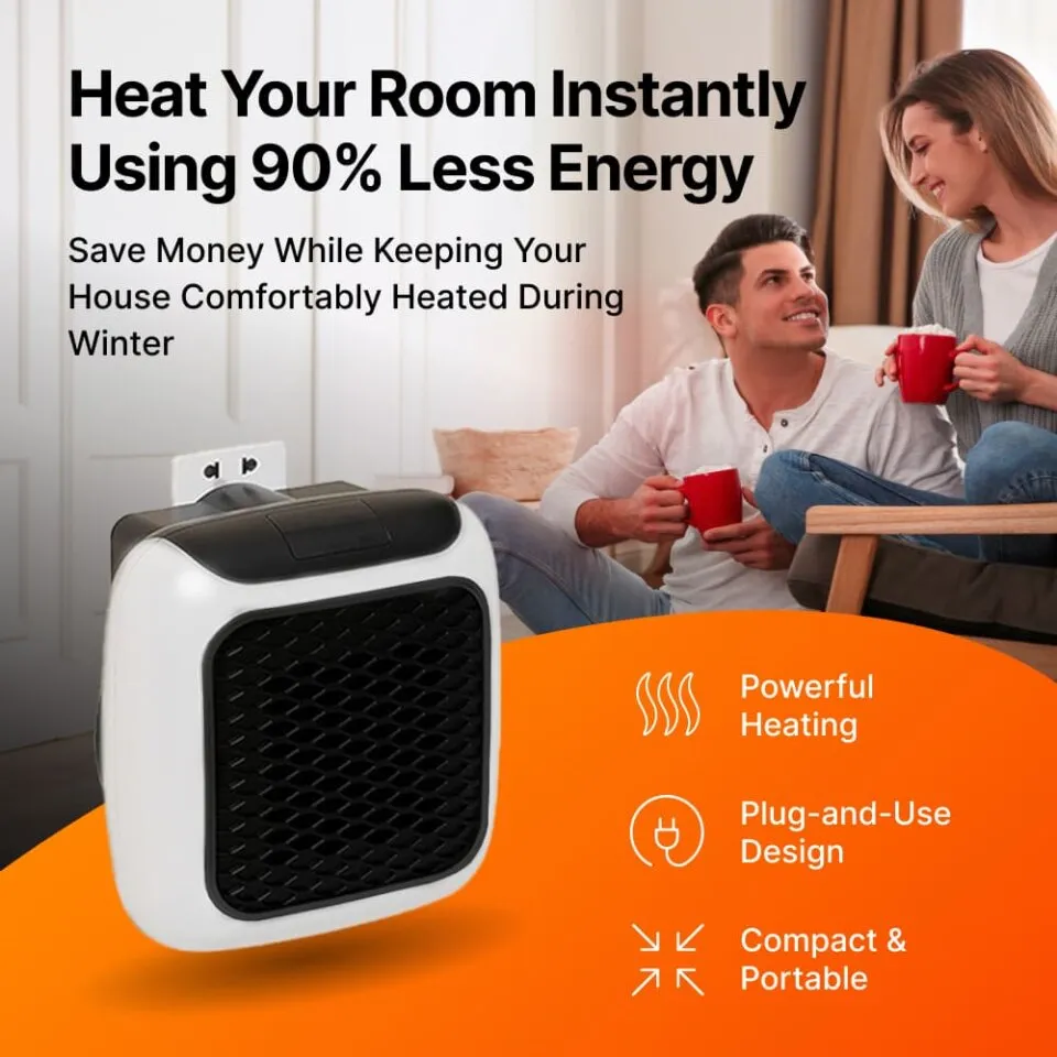 VelaWarm compact ceramic space heater