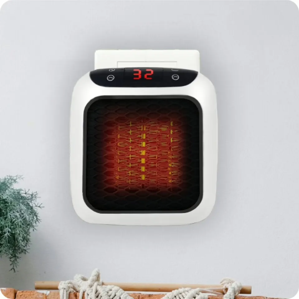 VelaWarm features: ceramic plates, remote, timer, thermostat